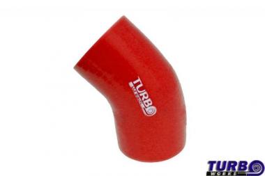 Silicone elbow TurboWorks Red 45deg 63mm CN-SL-010