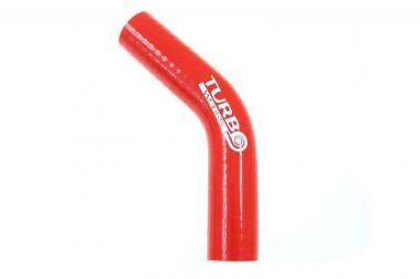 Silicone elbow TurboWorks Red 45st 15mm CN-SL-304