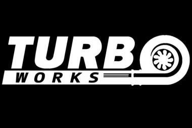 TurboWorks Sticker White TW-IN-007