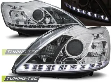 Faruri pentru Ford Focus II 02.08-10 Daylight Chrome Tuning-Tec - LPFO72