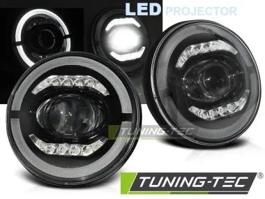 ANGEL EYES LED BLACK JEEP WRANGLER TJ/ LJ/ JK 96-18 - LPCH28